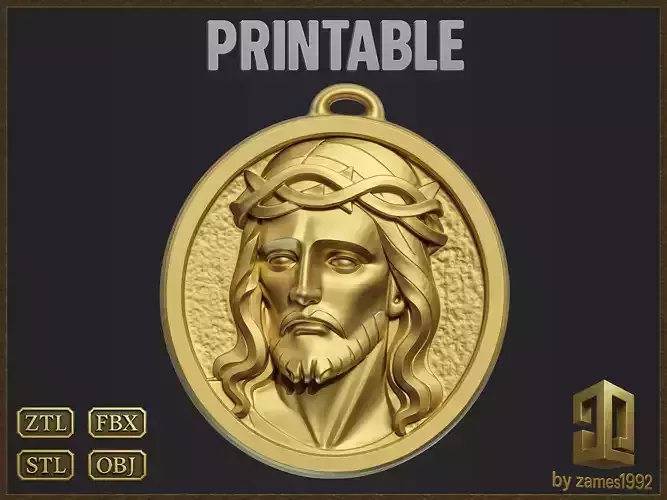 Religious Jesus Pendant