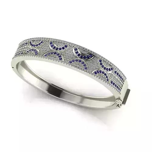Bracelet sapphire bangle