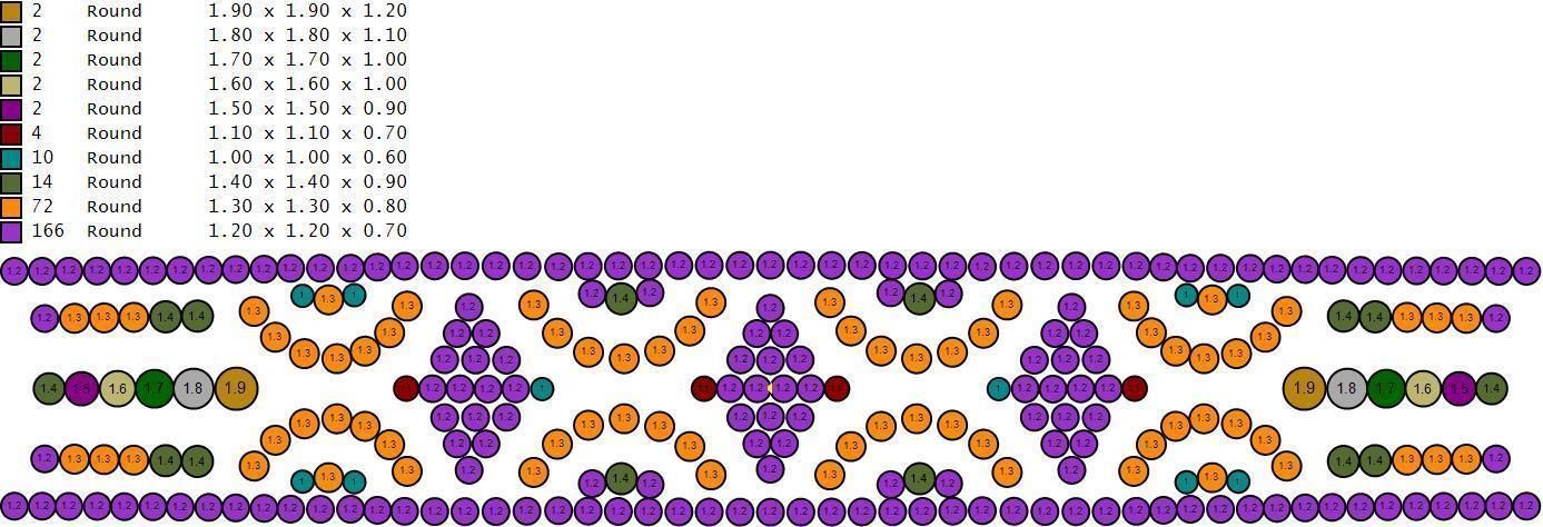 Bracelet sapphire bangle 3D print model_2