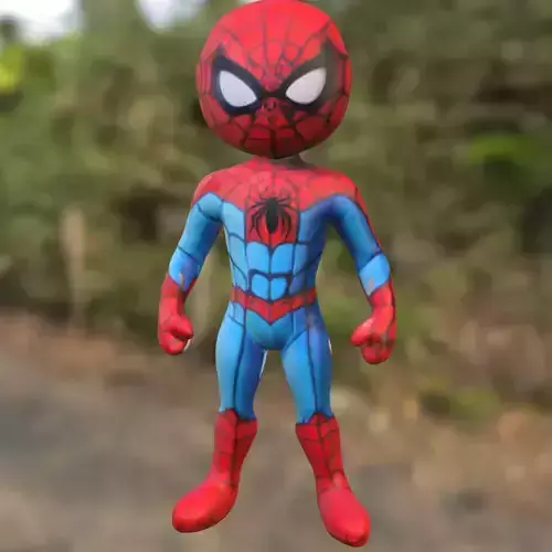 Cartoon Superhero spider man