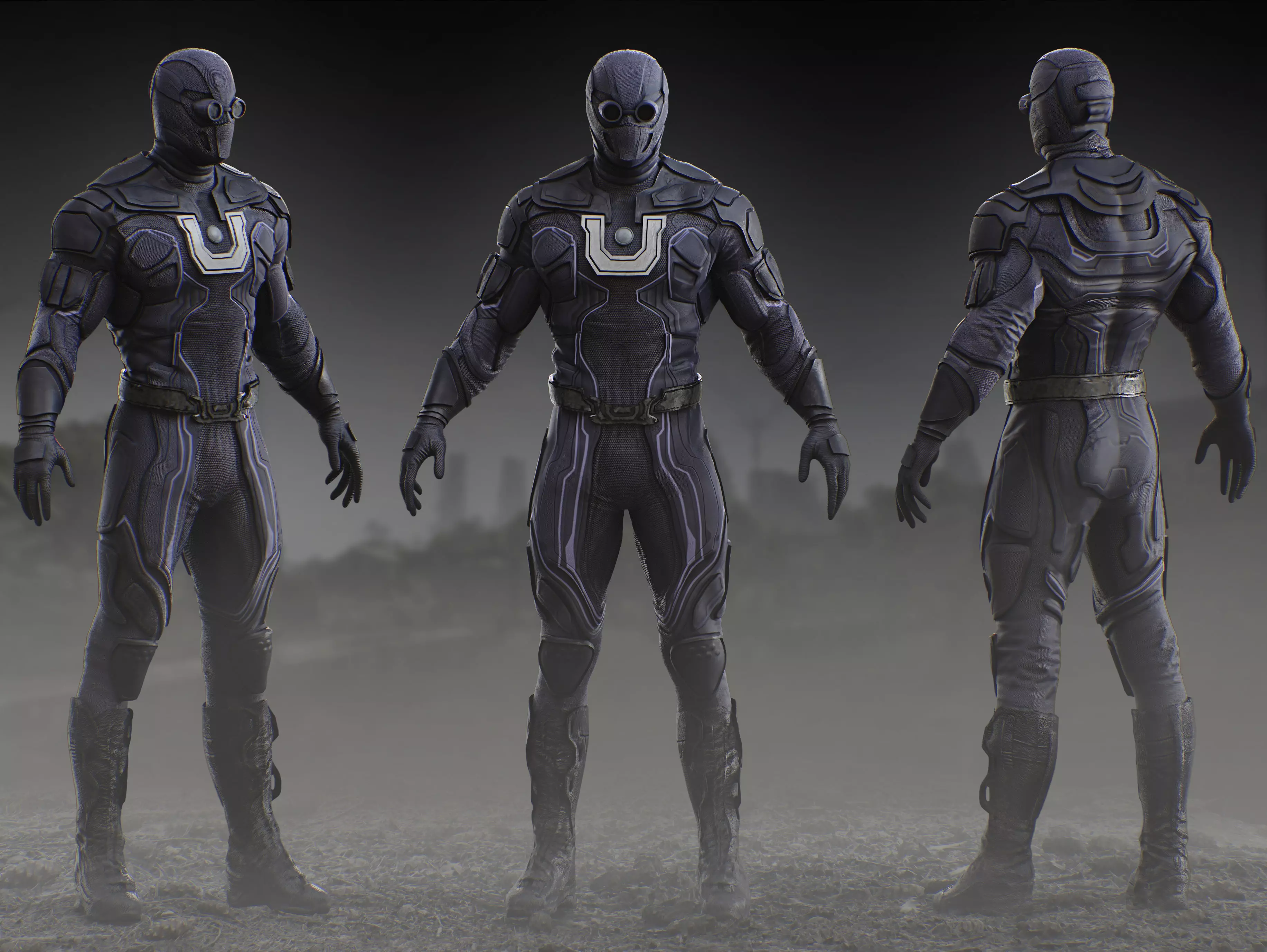 Ultraman from Superman 2025 Low-poly 3D model_0
