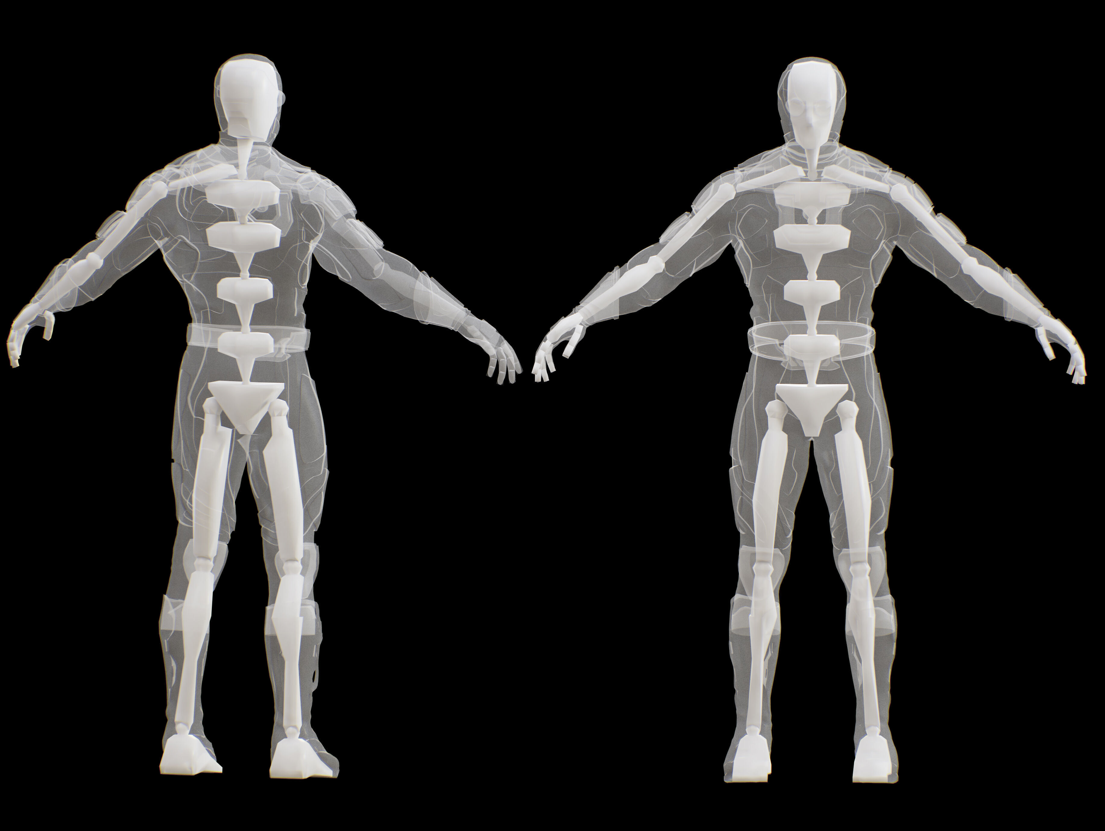 Ultraman from Superman 2025 Low-poly 3D model_11