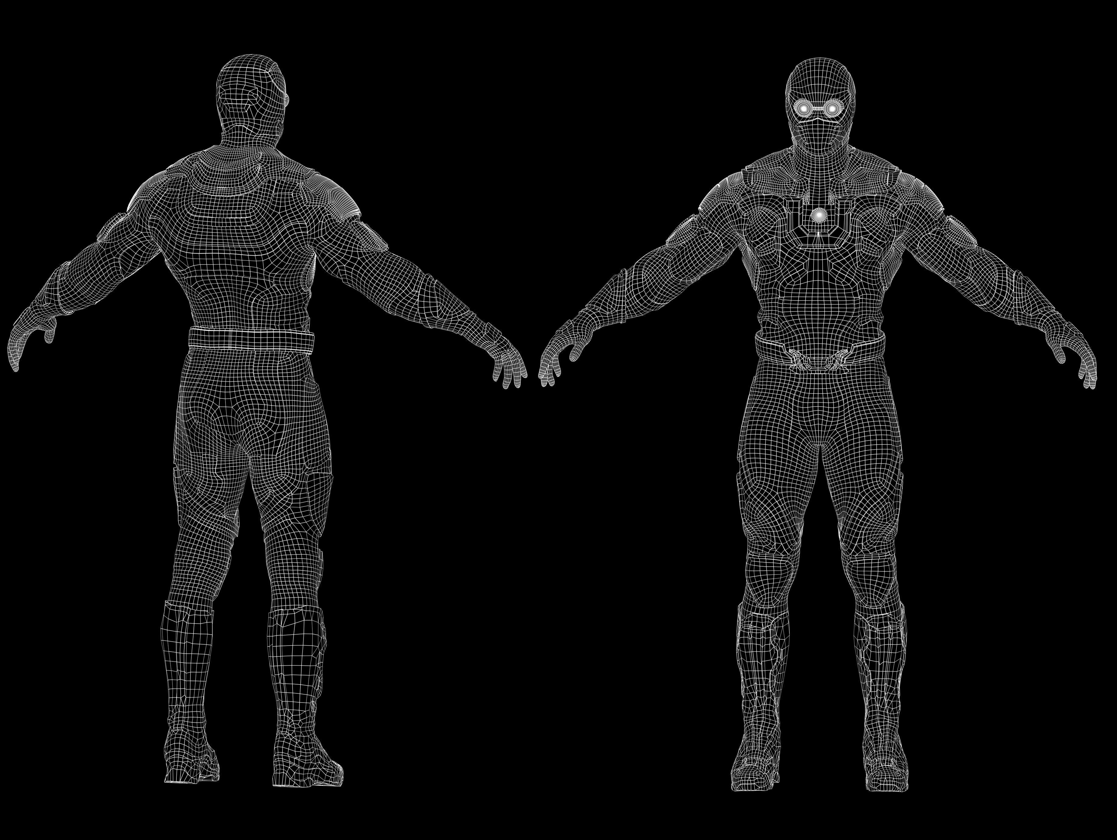 Ultraman from Superman 2025 Low-poly 3D model_10