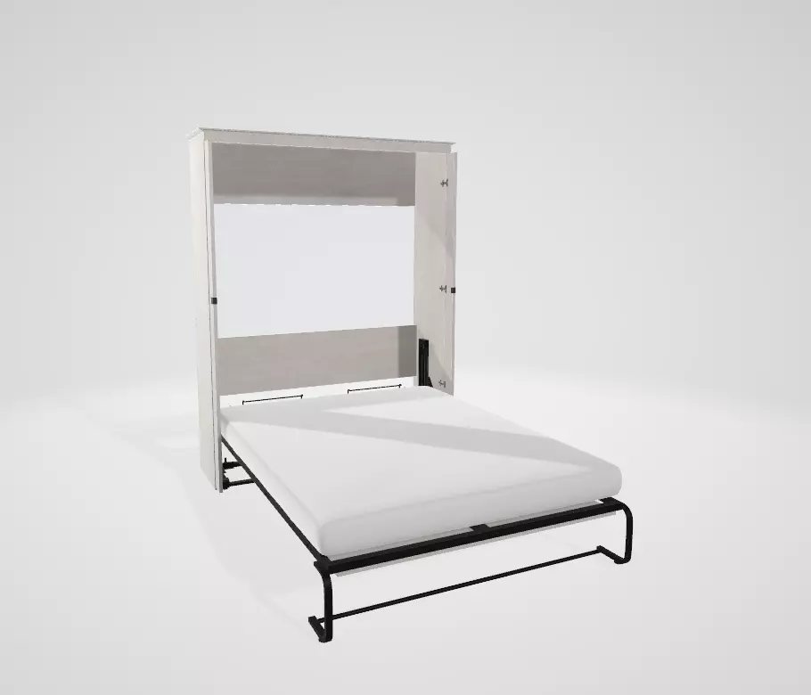 Modern Engineered Wood Full Murphy Bedroom Sets Low-poly 3D model