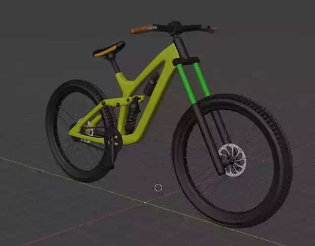 Realistic 3D Bicycle Model Detailed  Optimized 3D print model