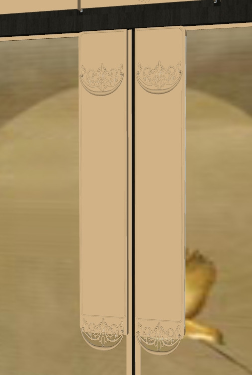 Oriental Furniture Duo 3D model_3