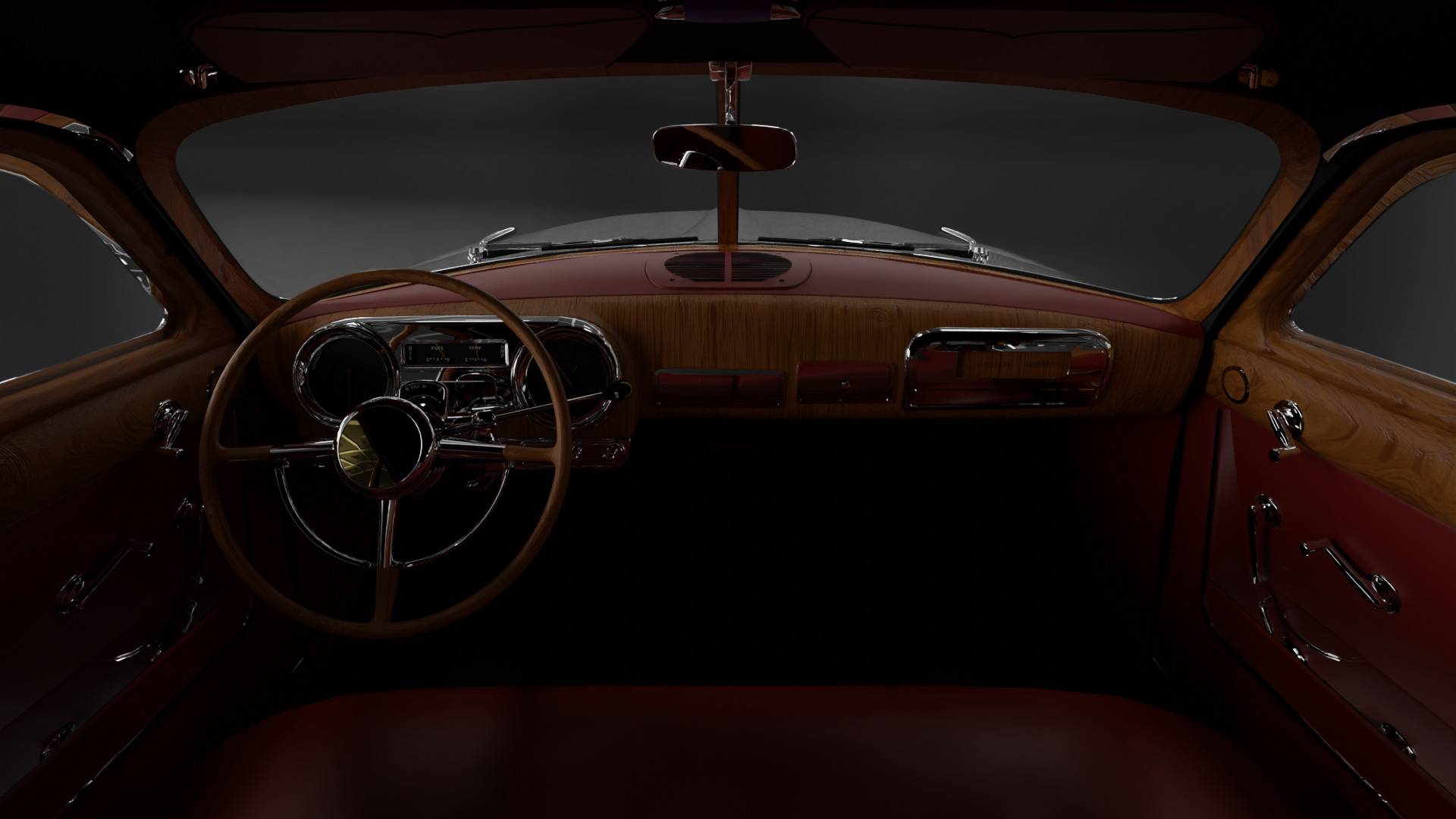 Hudson Hornet 3D model_5