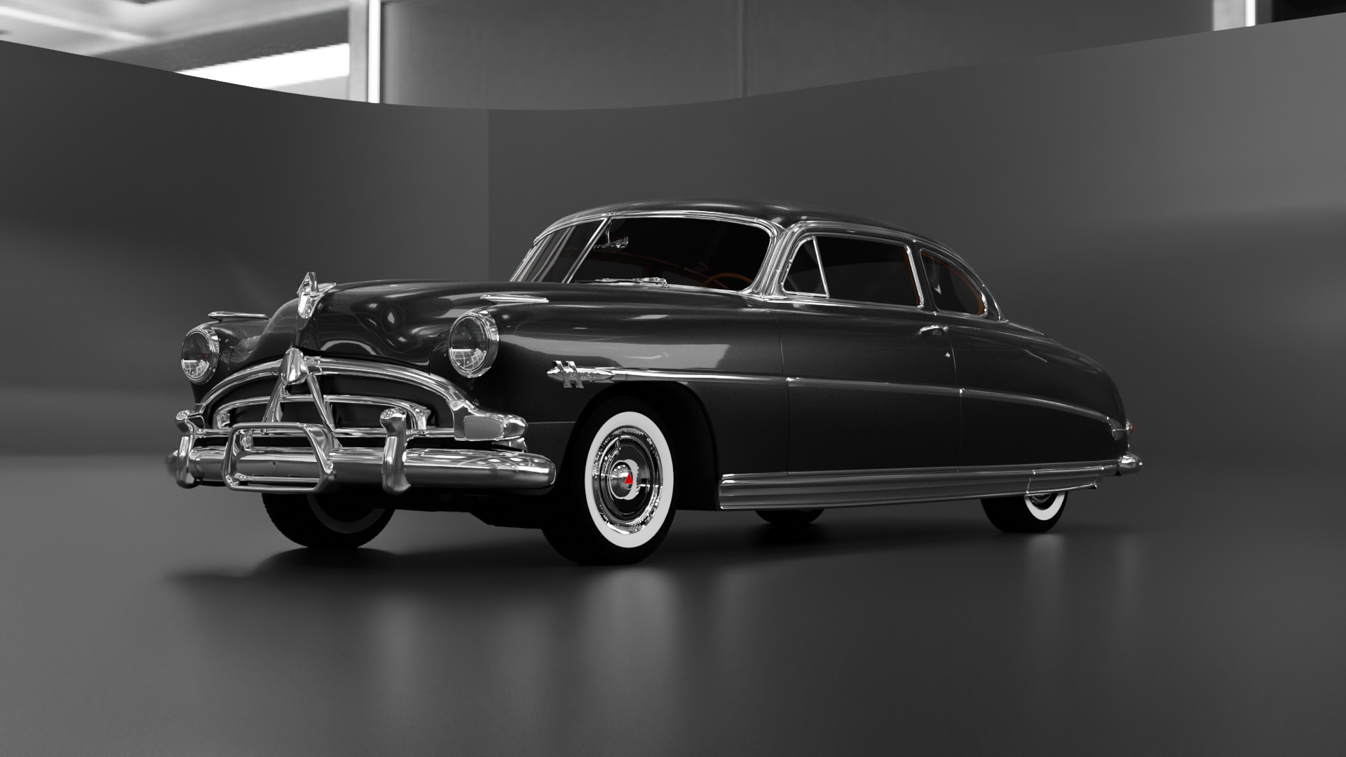 Hudson Hornet 3D model_8