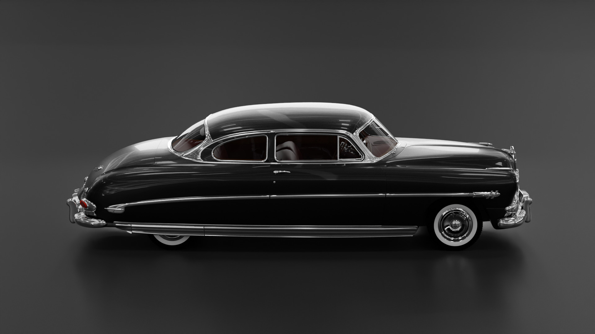 Hudson Hornet 3D model_2