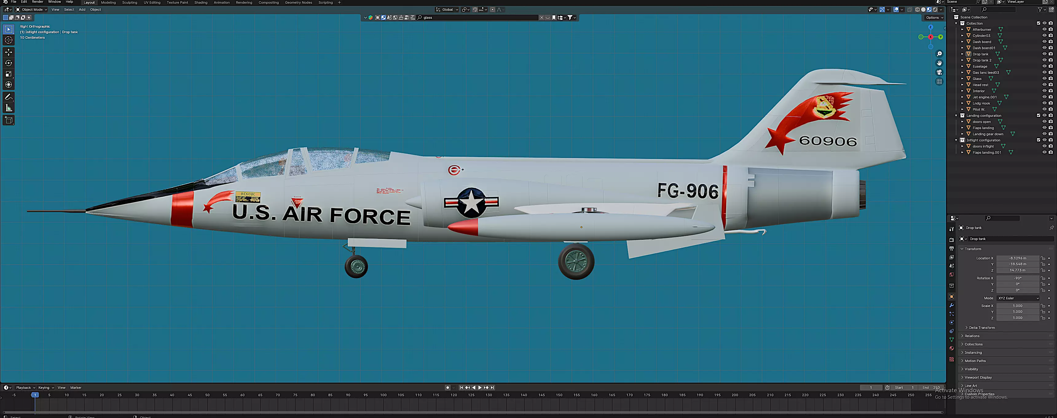F-104 Starfighter Free 3D model