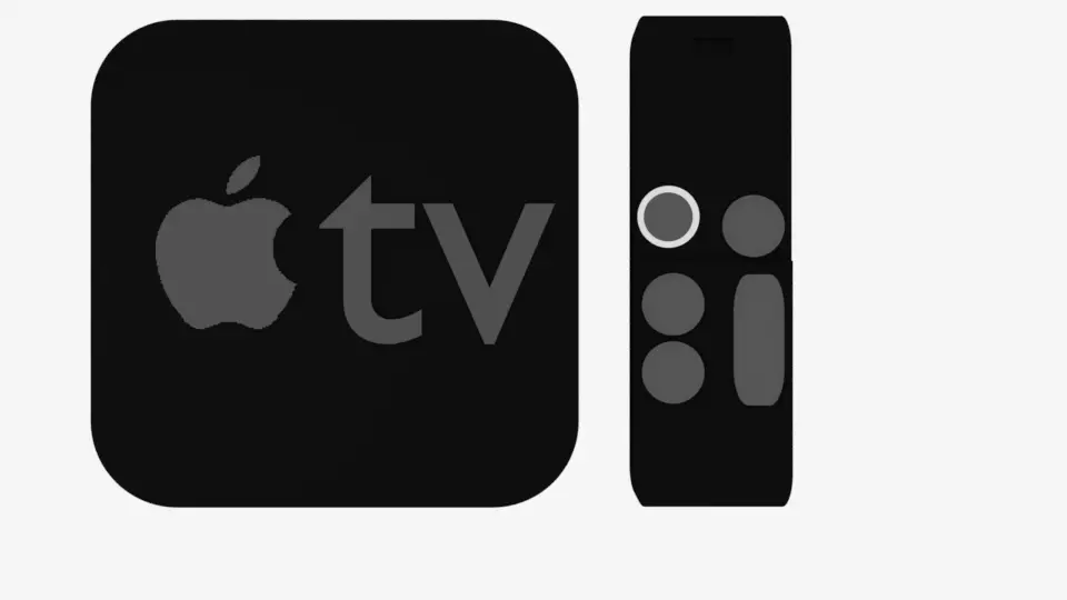 apple tv 4K ver3 Low-poly 3D model_0