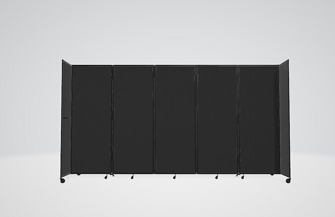 Portable Welding Screen  Fire Resistant Partition Low-poly 3D model