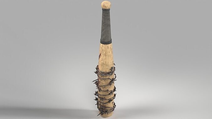 A Rounders Bat Melee Weapon Low-poly 3D model