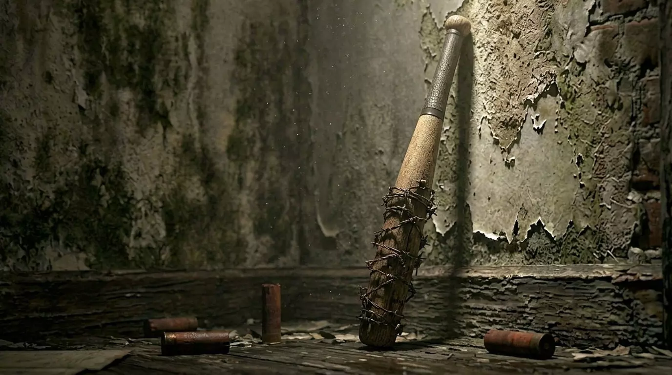 A Rounders Bat Melee Weapon Low-poly 3D model