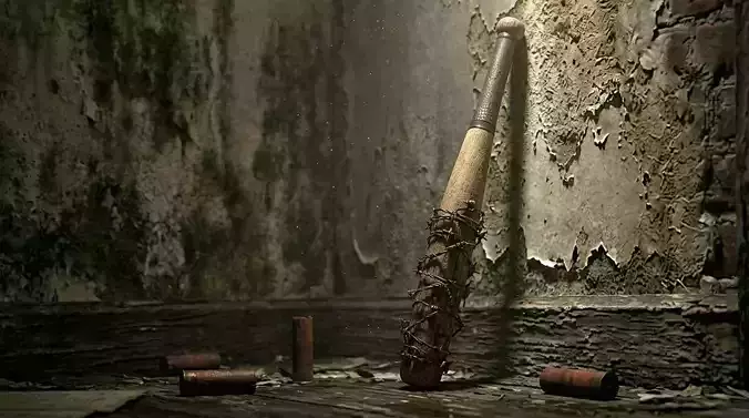 A Rounders Bat Melee Weapon
