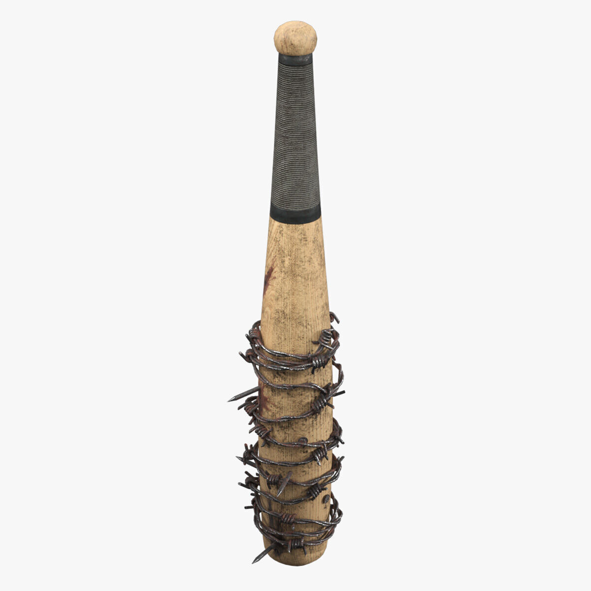 A Rounders Bat Melee Weapon Low-poly 3D model_10