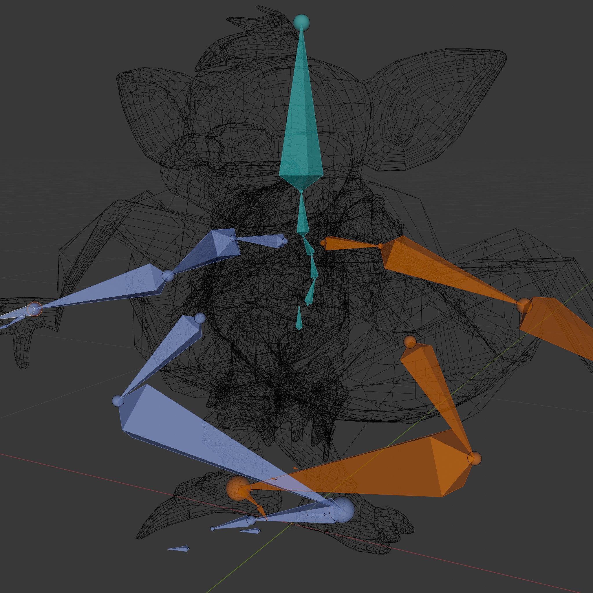 Goblin Character Model  Rigged and Animated for Game Design Low-poly 3D model_6