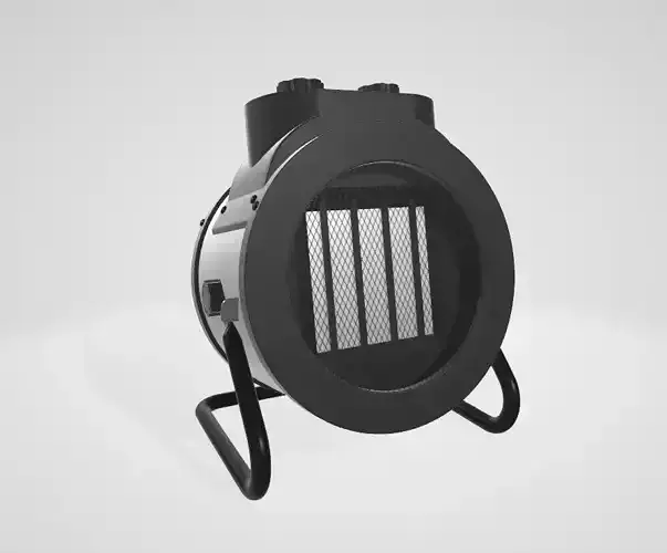 Desktop Heater Household Energy Saving Electric Heater Low-poly 3D model