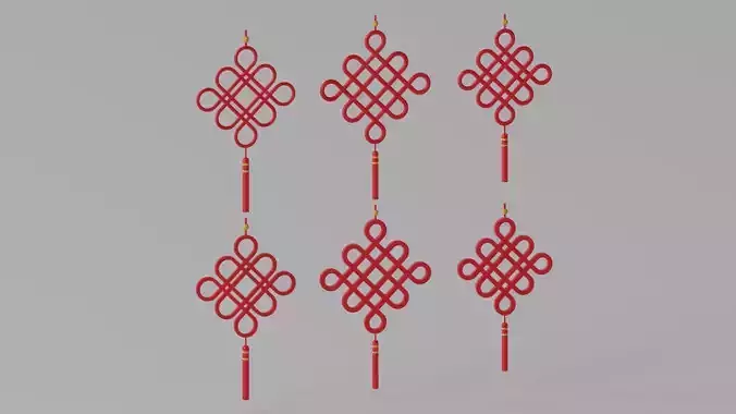 Cartoon Chinese Knot