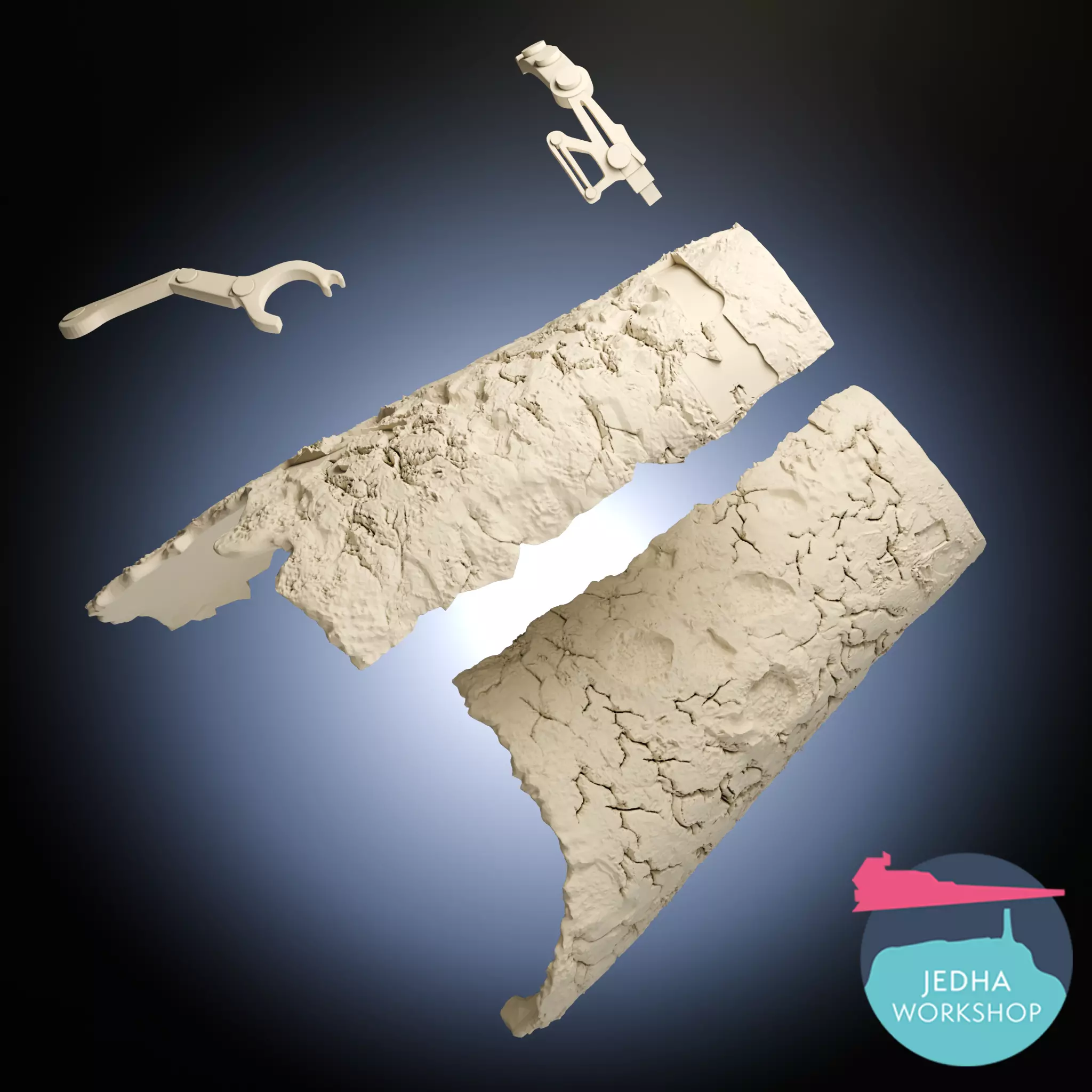 Qimir The Stranger V2 Full Armour Pack The Acolyte 3D print model_10