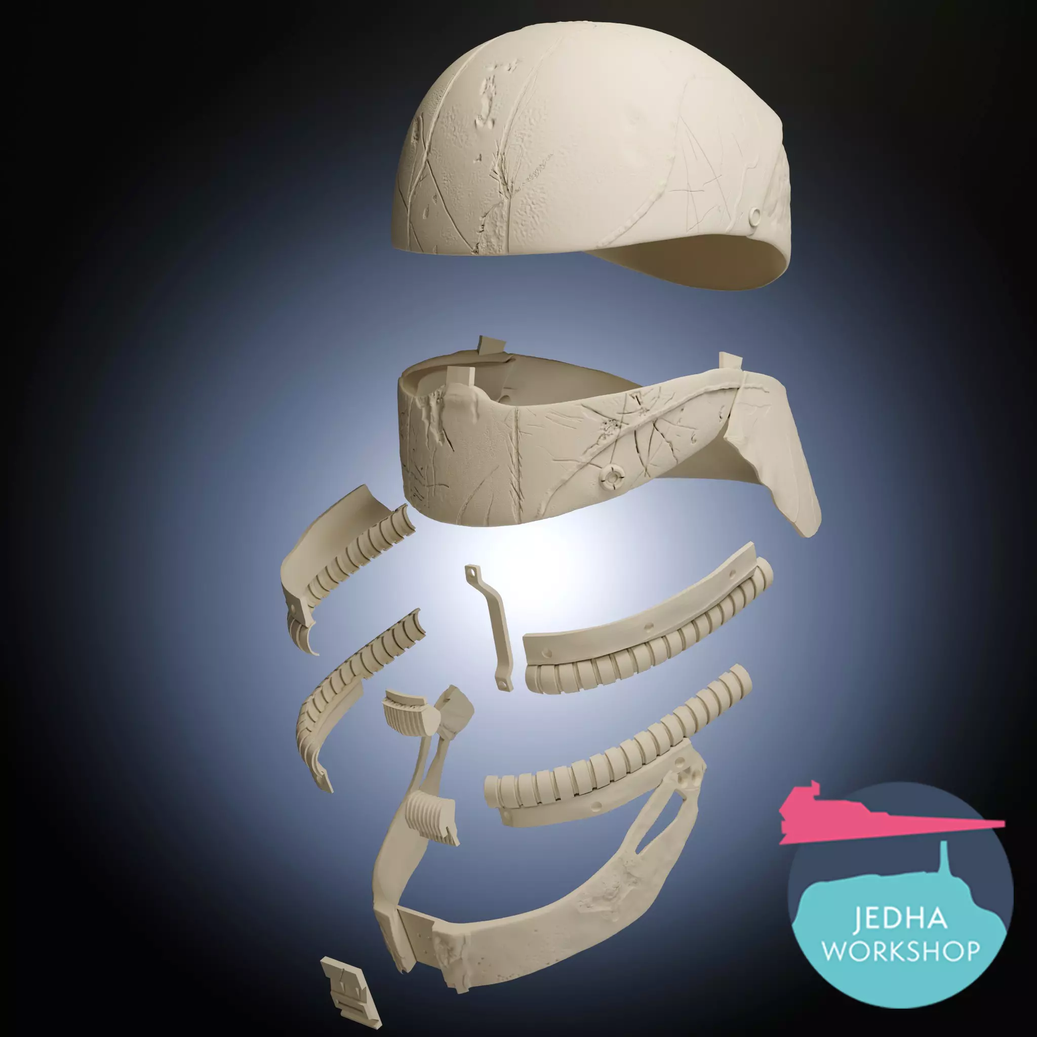 Qimir The Stranger V2 Full Armour Pack The Acolyte 3D print model_24