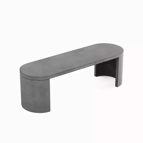Concrete Outdoor Bench 05