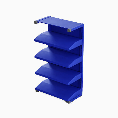 Medical Shelf 08 Low-poly 3D model