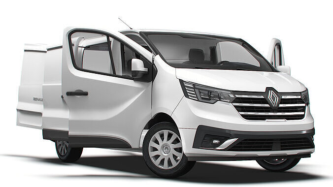 Renault Trafic Van L1H1 HQInterior 2024 3D model
