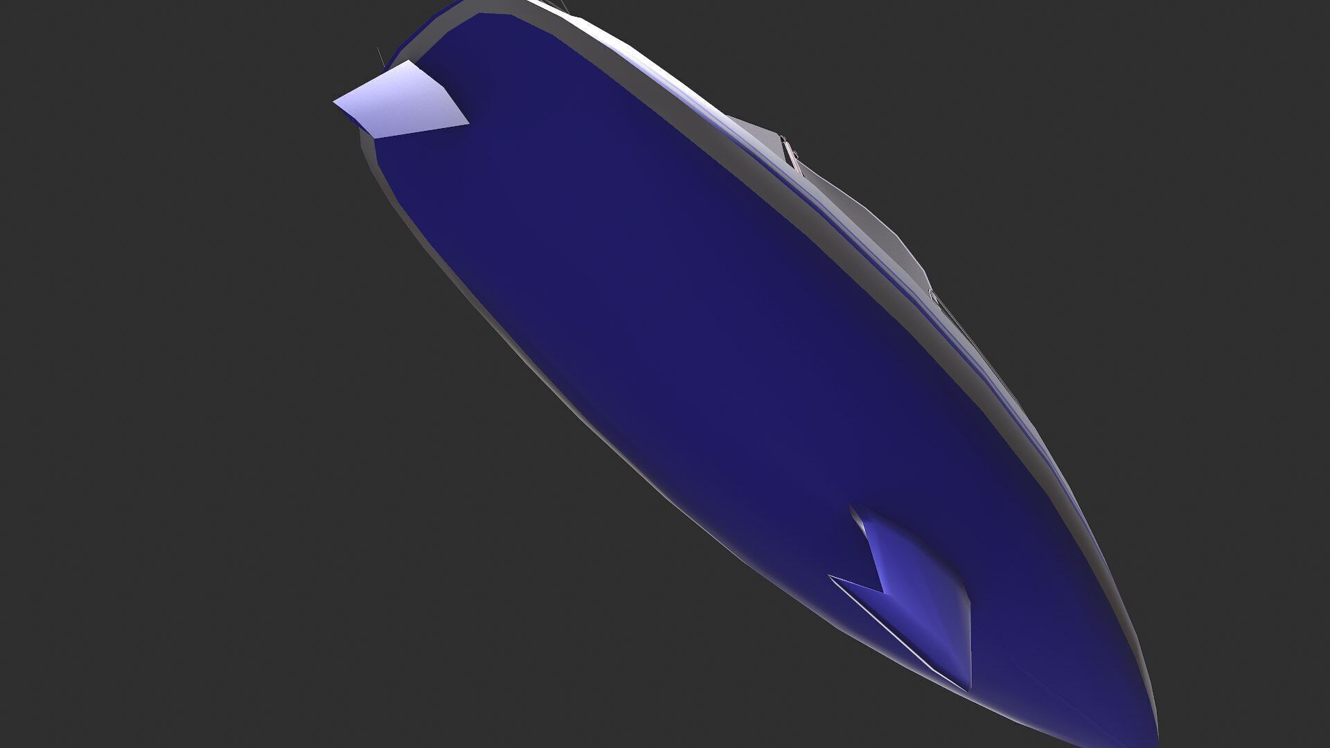 Sailing Yacht Low-poly PBR Low-poly 3D model_20