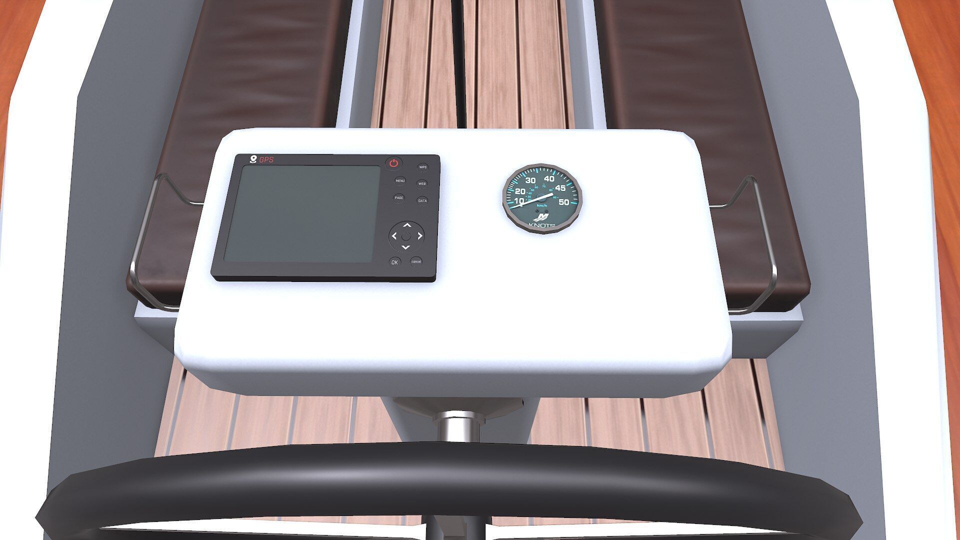 Sailing Yacht Low-poly PBR Low-poly 3D model_5