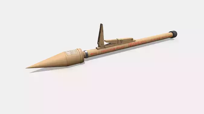 Panzerfaust 150M Anti-tank Rocket Launcher Low-poly PBR Low-poly 3D model