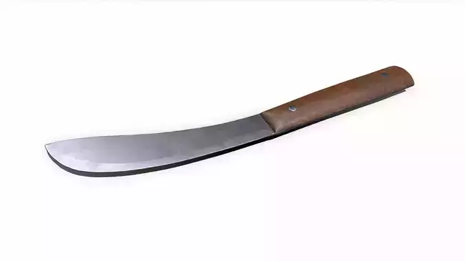 Old Skinning Knife Low-poly PBR