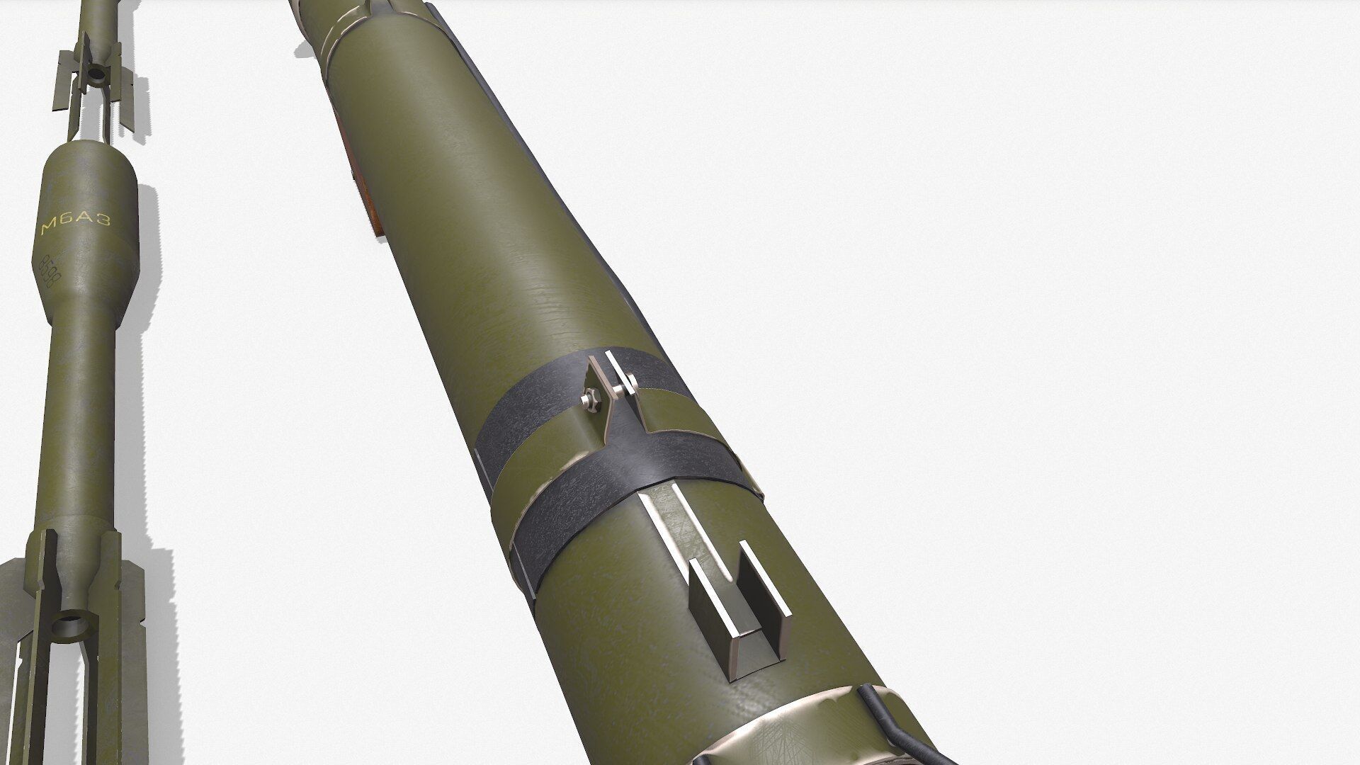 M1A1 Bazooka Low-poly PBR Low-poly 3D model_21