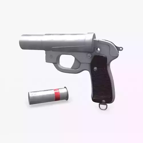 Leuchtpistole 42 LP42 Flare Gun Low-poly PBR