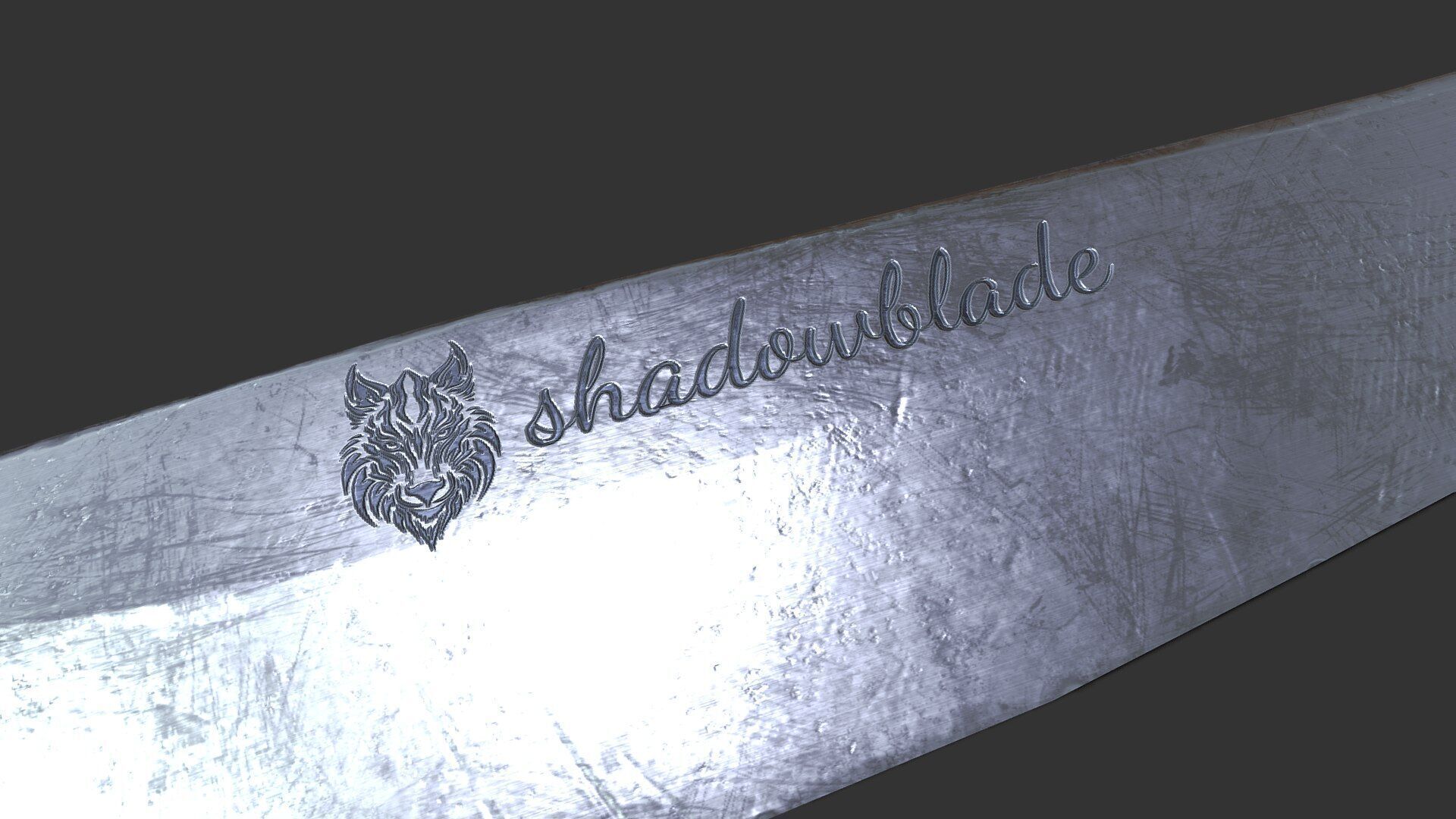 Knife Low-poly PBR Free low-poly 3D model_4