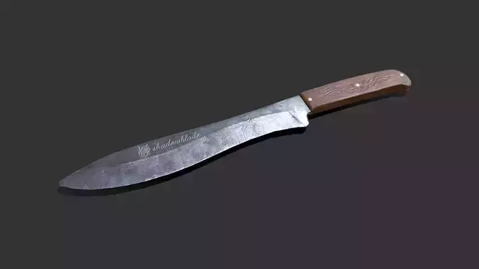 Knife Low-poly PBR