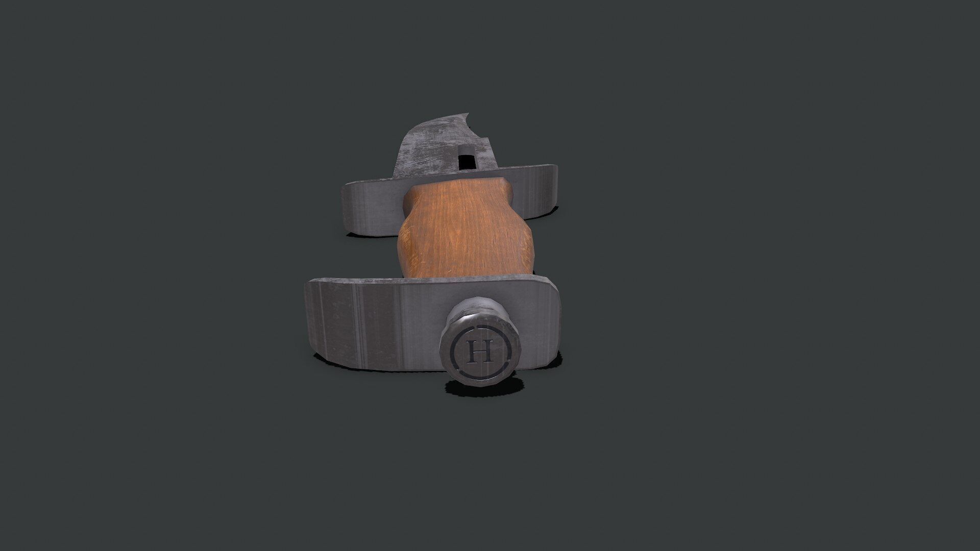 Hunting Knife Low-poly PBR Low-poly 3D model_5
