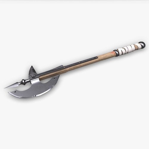 Horseman Axe Low-poly PBR Low-poly 3D model
