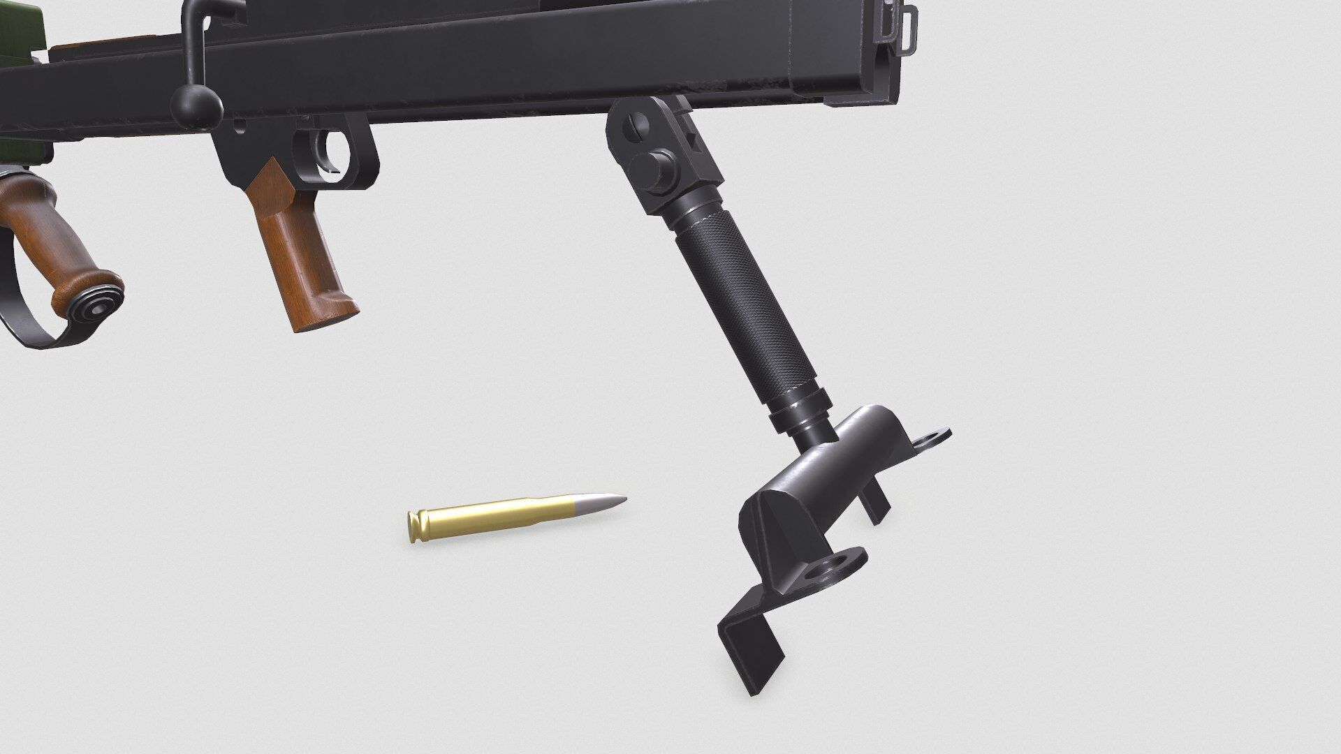 Boys Anti-tank Rifle Low-poly PBR Low-poly 3D model_32