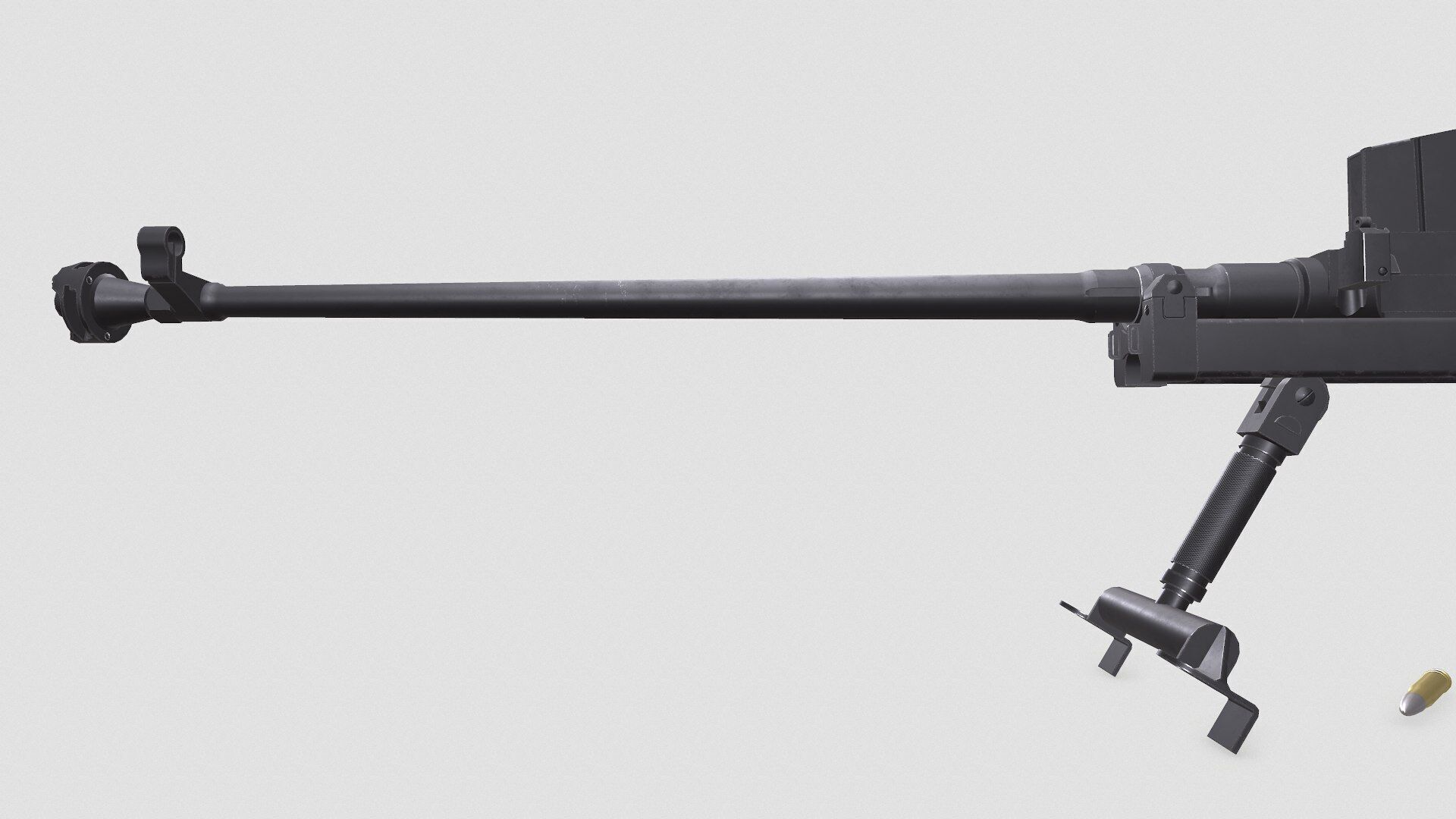 Boys Anti-tank Rifle Low-poly PBR Low-poly 3D model_19