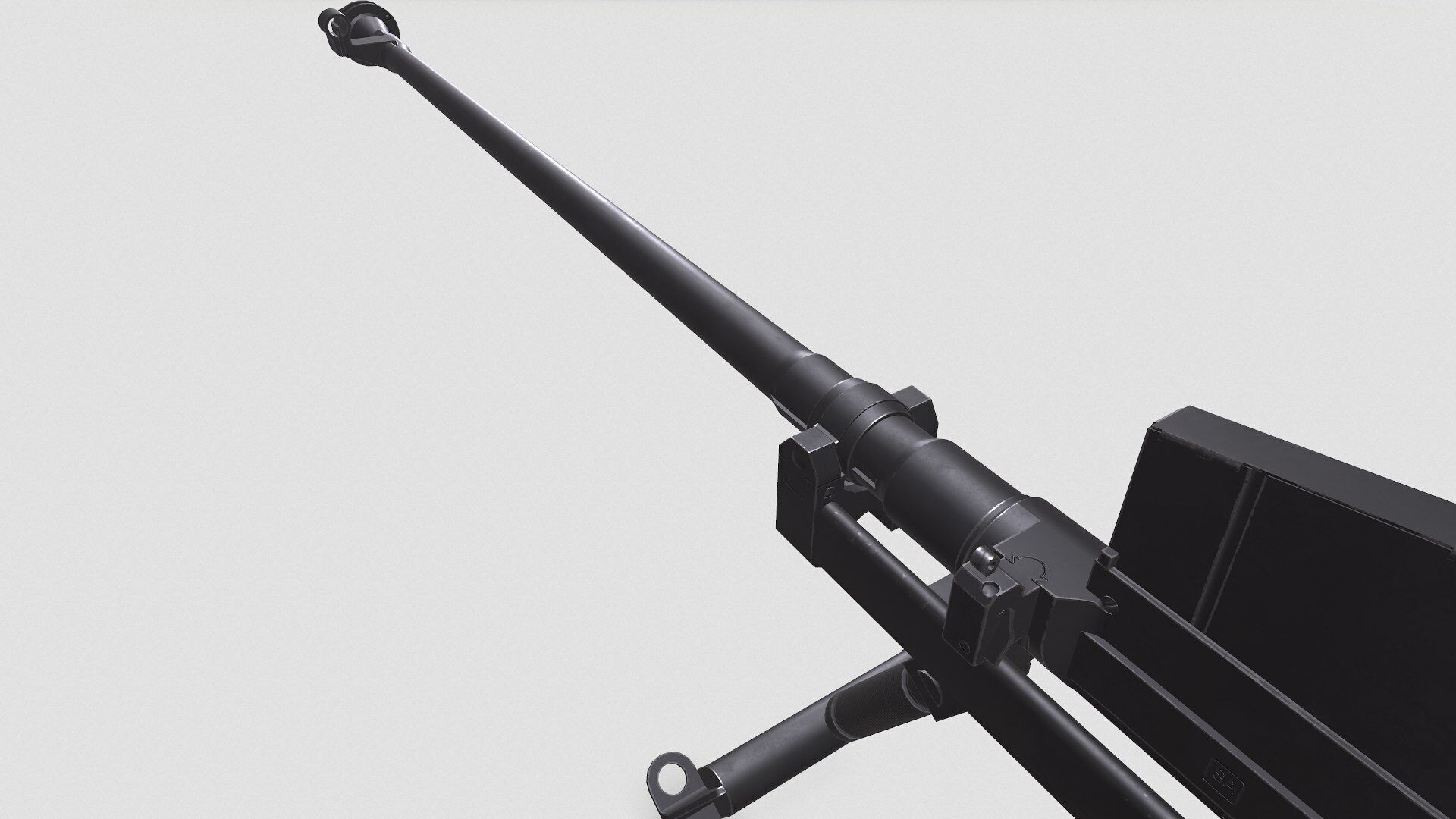 Boys Anti-tank Rifle Low-poly PBR Low-poly 3D model_28