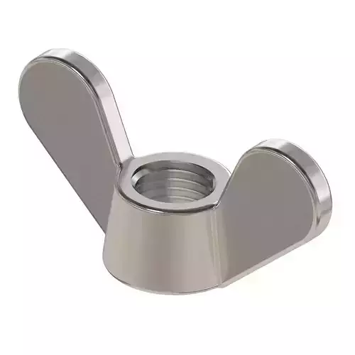 Steel Wing Nut 3D print model