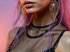 Spiderweb Leaf Earring 3D print model_1