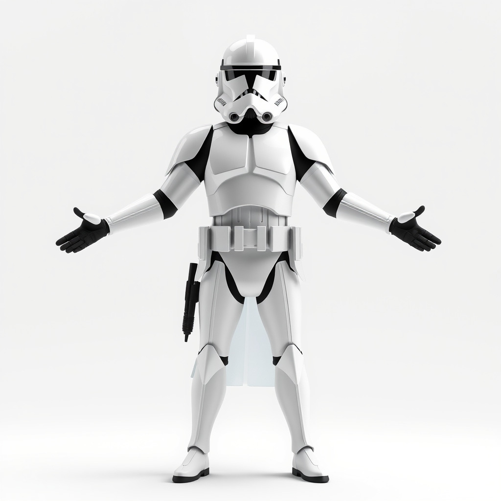 Modified SciFi Soldier Rigged and Animated Character Model Low-poly 3D model_3