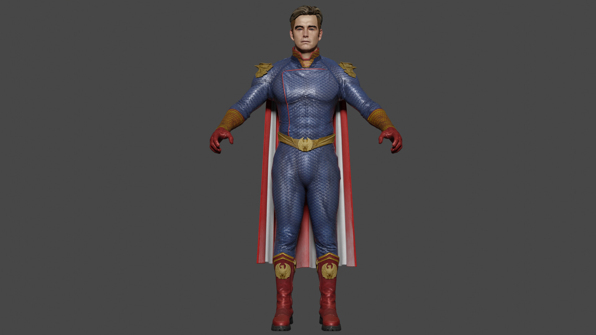 Homelander 3D Model 3D model_2