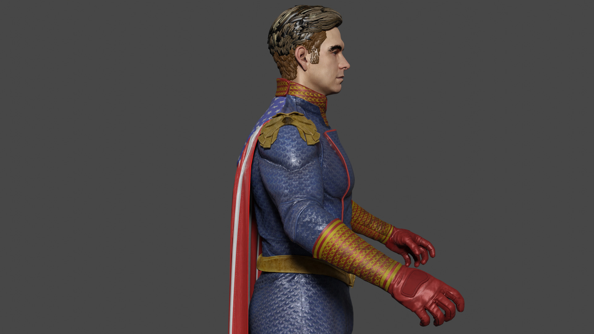 Homelander 3D Model 3D model_3