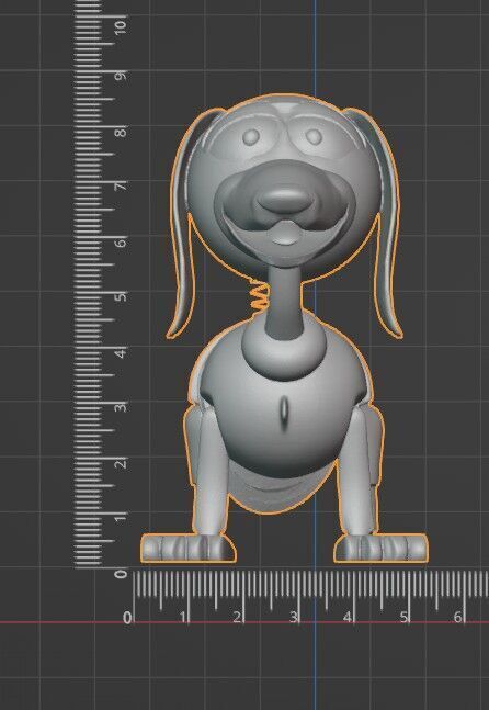 Slinky Dog - Static 3D Printable Model - Toy Story 3D print model_6