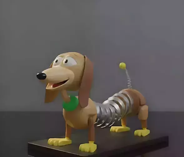 Slinky Dog - Static 3D Printable Model - Toy Story 
