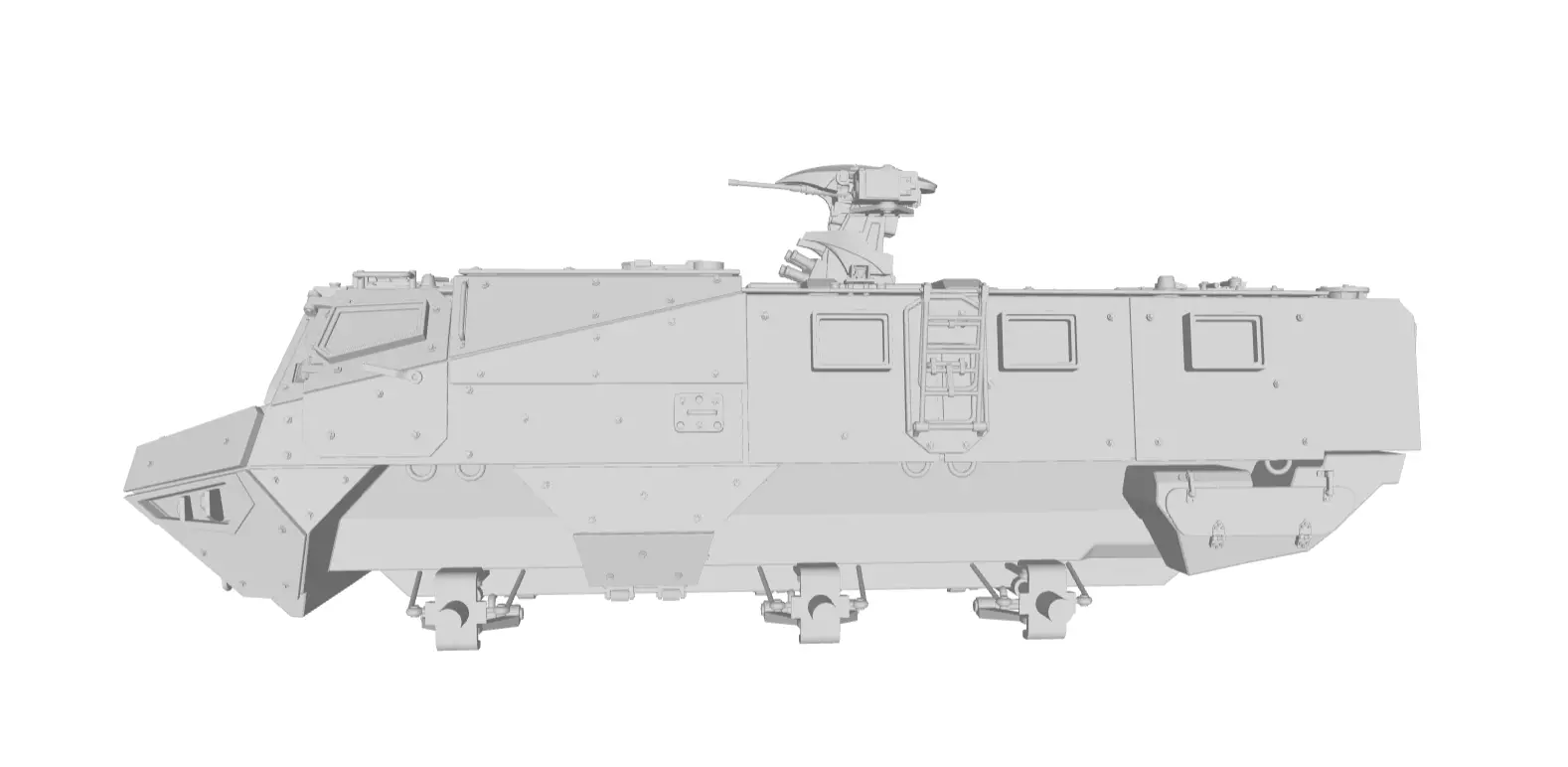 VAB MK3 6x6 Armored Vehicle 3D Printable Model 3D print model_13