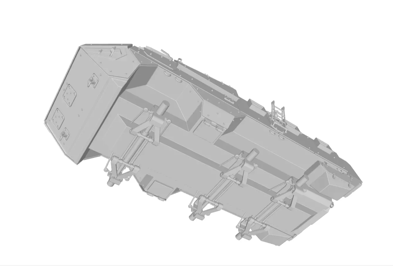 VAB MK3 6x6 Armored Vehicle 3D Printable Model 3D print model_15